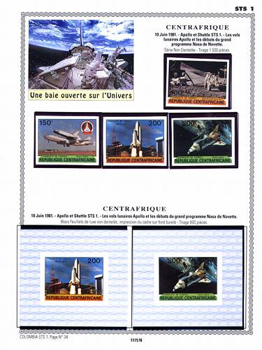 page _1115_N_ de album collection espace de timbres