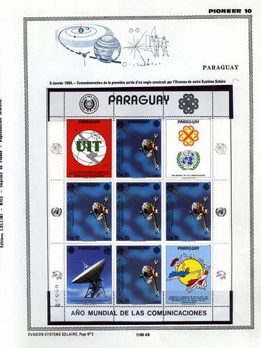 page number _1188_AB_ from album espace to collect stamps