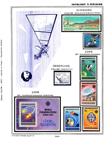 page _1214_K_ de album collection espace de timbres