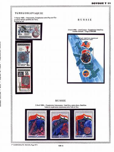 page _1261_A_ de album collection espace de timbres