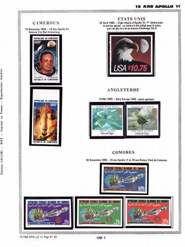 page _1268_C_ de album collection espace de timbres