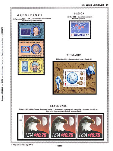 page _1268_D_ de album collection espace de timbres