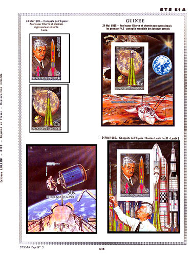 page _1315__ de album collection espace de timbres