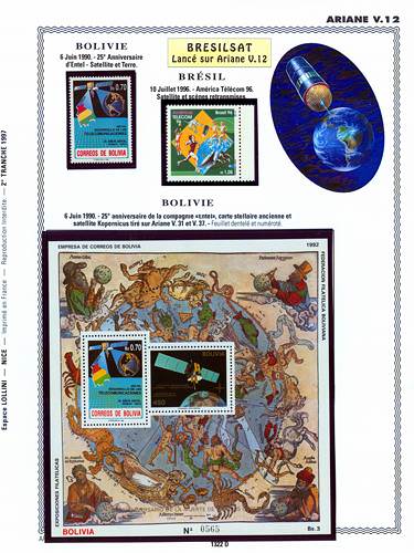 page number _1322_D_ from album espace to collect stamps