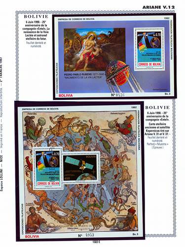 page number _1322_E_ from album espace to collect stamps