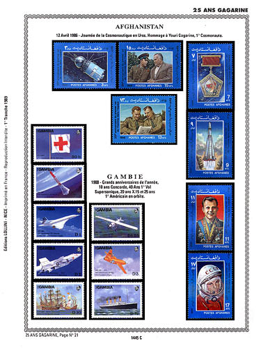 page _1445_C_ de album collection espace de timbres