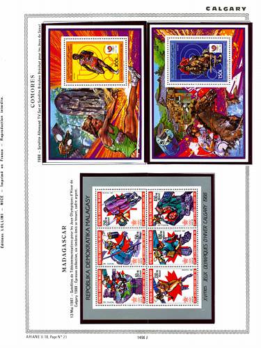 page _1456_J_ de album collection espace de timbres