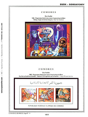 page _1650_D_ de album collection espace de timbres