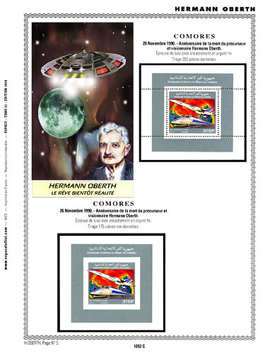 page number _1652_C_ from album espace to collect stamps