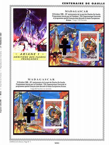 page number _1674_C_ from album espace to collect stamps