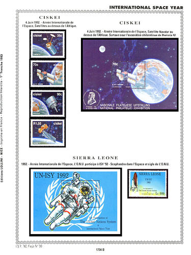 page _1704_B_ de album collection espace de timbres