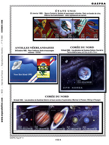 page number _1733_A_ from album espace to collect stamps