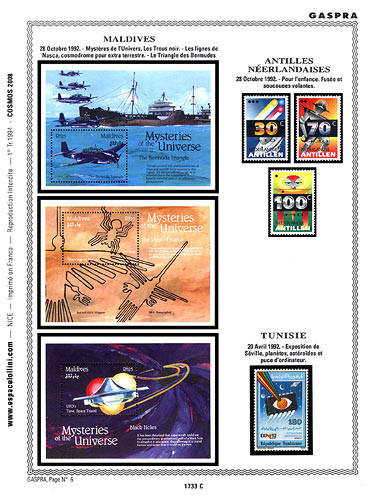 page number _1733_C_ from album espace to collect stamps