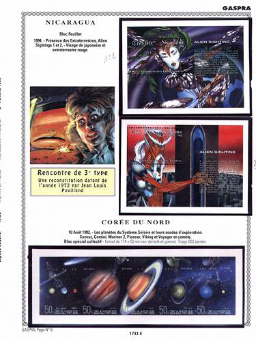 page number _1733_E_ from album espace to collect stamps