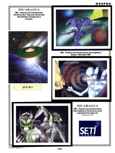 page number _1733_F_ from album espace to collect stamps