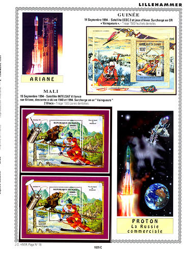 page _1829_C_ de album collection espace de timbres
