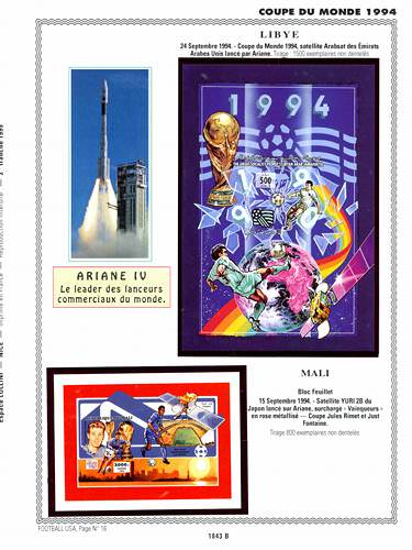 page _1843_B_ de album collection espace de timbres