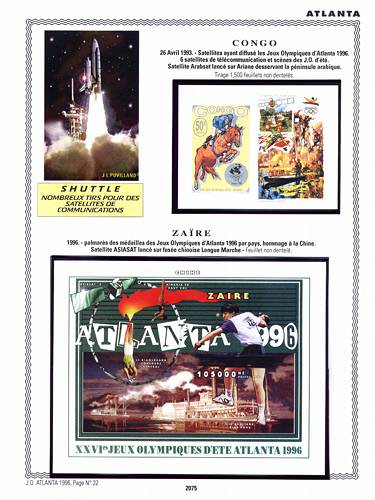 page number _2075__ from album espace to collect stamps