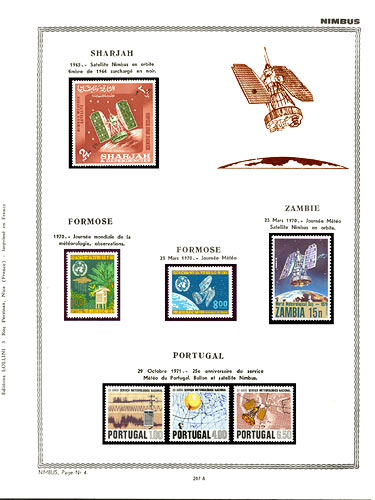 page number _207_A_ from album espace to collect stamps