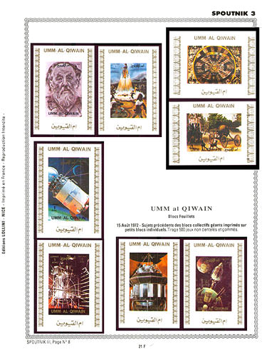 page number _21_F_ from album espace to collect stamps