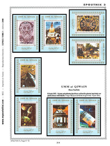 page number _21_H_ from album espace to collect stamps