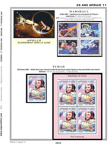 page number _2340_ZD_ from album espace to collect stamps