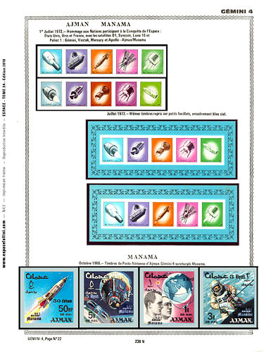 page _238_N_ de album collection espace de timbres