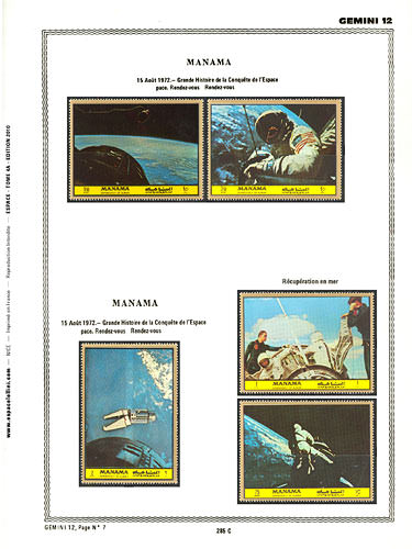 page number _285_C_ from album espace to collect stamps