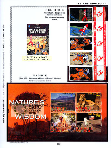 page number _2993__ from album espace to collect stamps