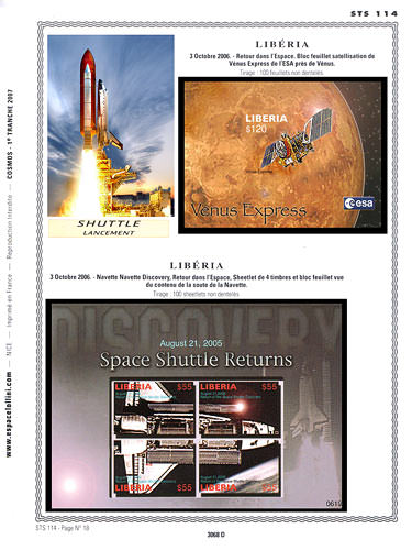 page _3068_D_ de album collection espace de timbres