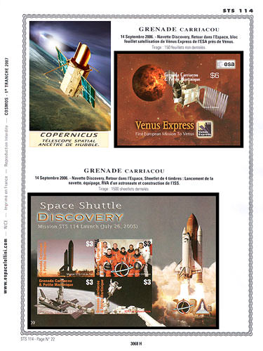 page _3068_H_ de album collection espace de timbres