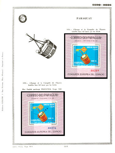 page _322_B_ de album collection espace de timbres