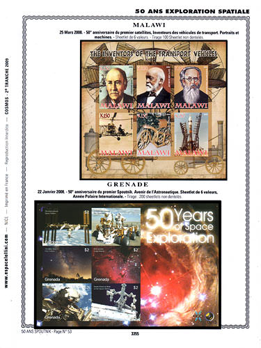page _3355__ de album collection espace de timbres