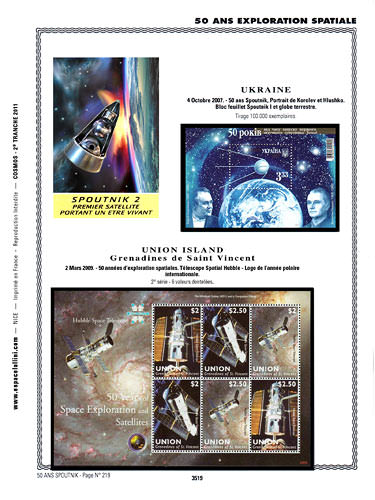 page _3519__ de album collection espace de timbres