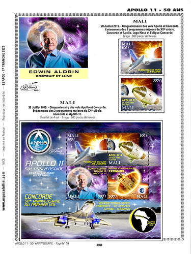 page _3983__ de album collection espace de timbres