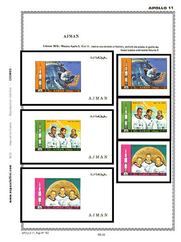 page _485_ZE_ de album collection espace de timbres