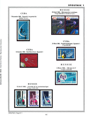 page number _4_C_ from album espace to collect stamps