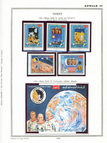 page number _522_B_ from album espace to collect stamps