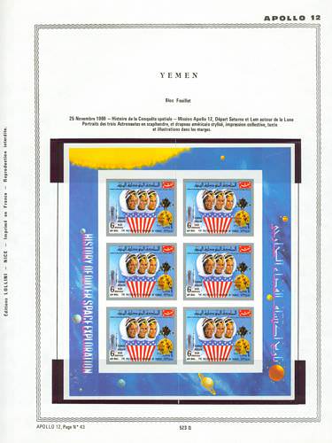 page number _523_Q_ from album espace to collect stamps