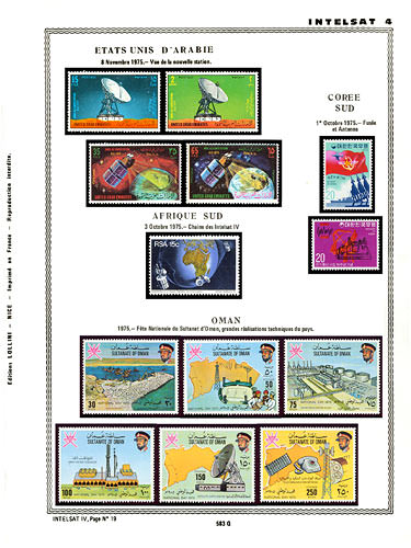 page _583_Q_ de album collection espace de timbres
