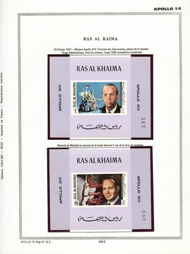 page _603_E_ de album collection espace de timbres