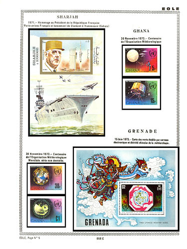 page _658_C_ de album collection espace de timbres