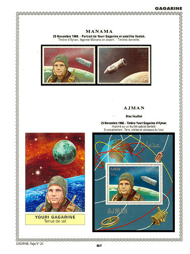 page number _66_F_ from album espace to collect stamps