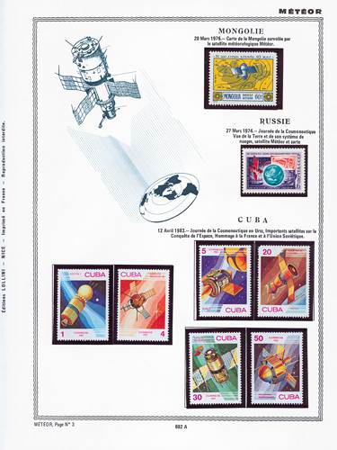 page number _692_A_ from album espace to collect stamps