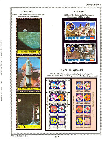 page number _716_A_ from album espace to collect stamps