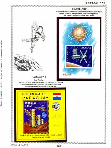 page _746_B_ de album collection espace de timbres