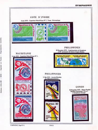 page _814_B_ de album collection espace de timbres