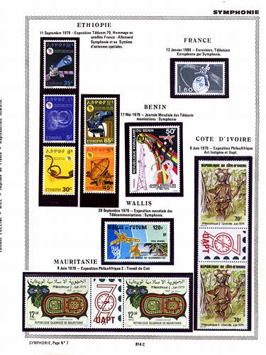 page _814_C_ de album collection espace de timbres