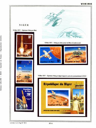 page number _871_A_ from album espace to collect stamps