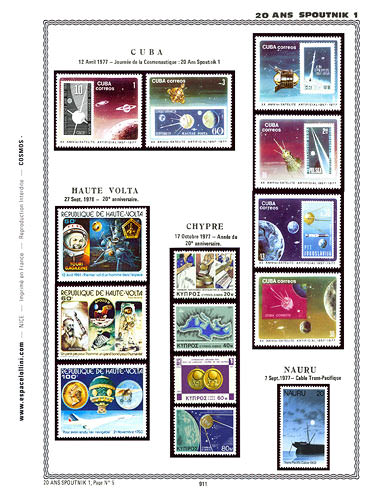 page _911__ de album collection espace de timbres